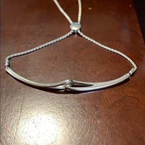 Sterling silver infinity bracaelet